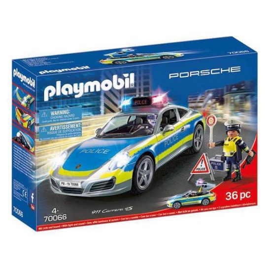Εικόνα της Playset Porsche 911 Carrera 4S Police Playmobil 70066 (36 pcs)
