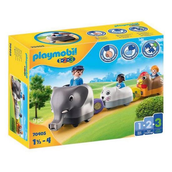 Εικόνα της Playset 1,2,3 My Animal Train Playmobil 70405 (9 pcs)