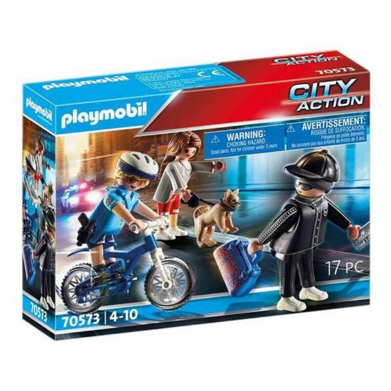 Εικόνα της Playset City Action Police Bicycle Playmobil 70573 (17 pcs)