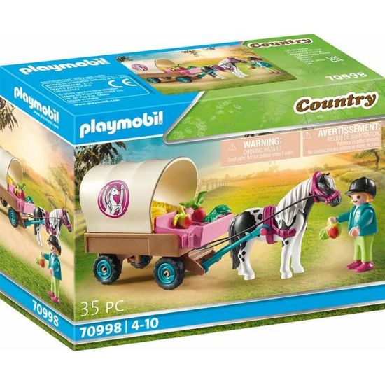 Εικόνα της Playset Playmobil Country Πόνι Λεωφορείο 70998 (35 pcs)
