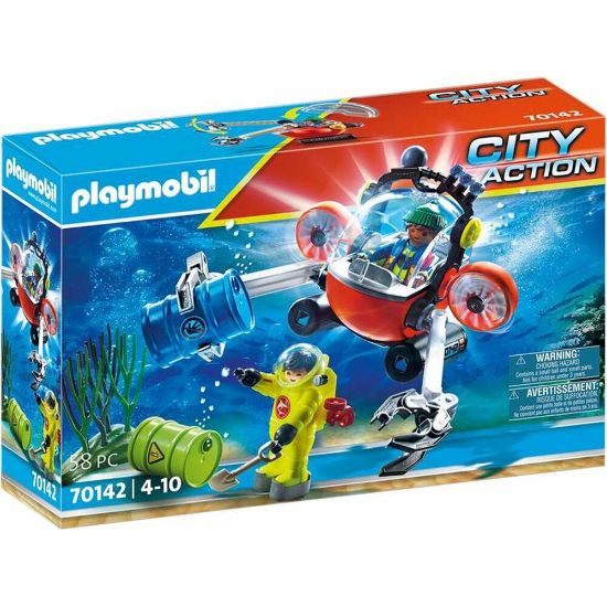 Εικόνα της Playset Playmobil City Action Environment Mission Υποβρύχιο 70142 (58 pcs)