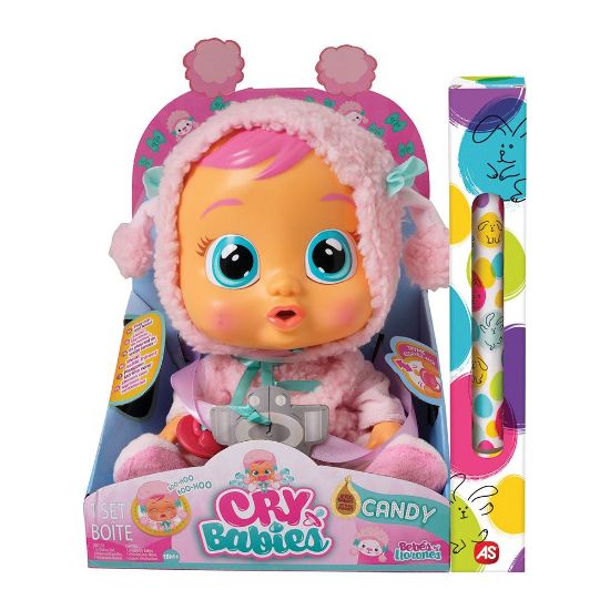 Εικόνα της Λαμπάδα Cry Babies Κλαψουλίνια Candy - Διαδραστική Κούκλα Κανίς Κλαίει Με Αληθινά Δάκρυα